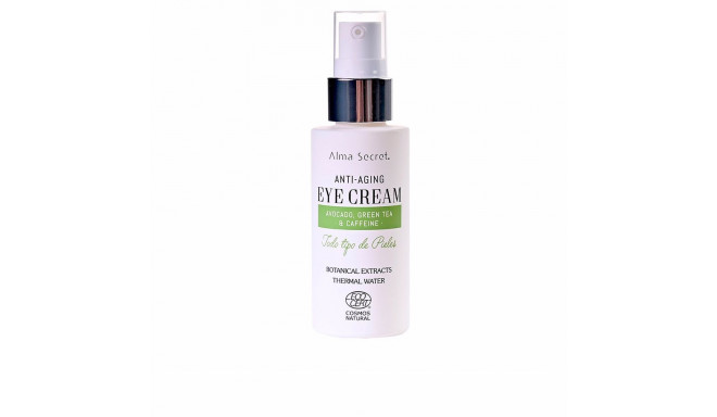 ALMA SECRET EYE CREAM antiedad con aguacate, té verde & cafeína botanical extracts 30 ml