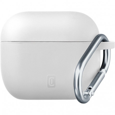 Airpods Pro 3 laadimiskarbiümbris Cellular Line Bounce, valge