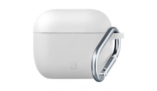 Airpods Pro 3 laadimiskarbiümbris Cellular Line Bounce, valge