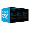 Logitech Flight Radio Panel juhtmega lennusimulaatori juhtpaneel PC jaoks