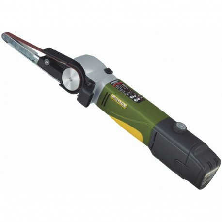 Proxxon cordless belt sander BS/A 29810 – 10.8 V lithium-ion, 10 × 330 mm belt, variable speed, die-