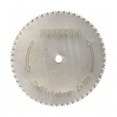 Proxxon 28652 replacement cutting disc – spring steel, 23 x 0.3mm, 2.6mm bore, 0.5mm cutting width