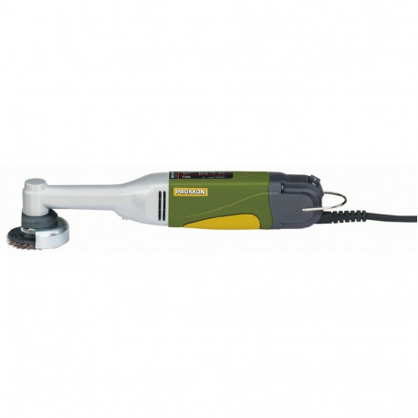 Proxxon LHW long-neck angle grinder – 50 mm disc, 100 W motor, 13,000–15,000 rpm, corded, slim head,