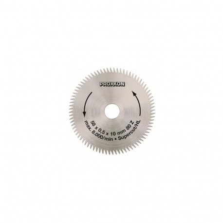 Crosscut blade "super-cut", 58 mm diameter (80 teeth) (4pcs)