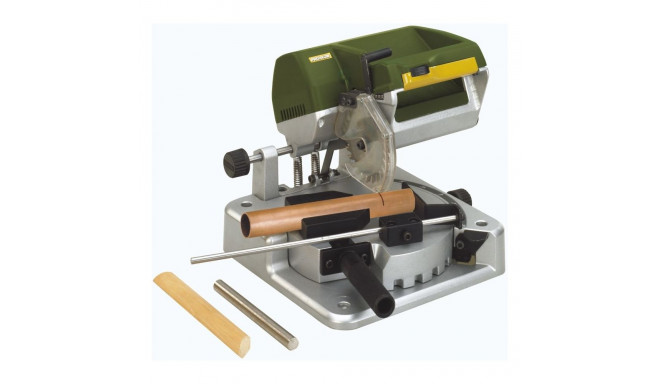 Proxxon KGS 80 chop and miter saw – rotating table with 45° swivel, carbide-tipped 80mm blade, 1/4hp