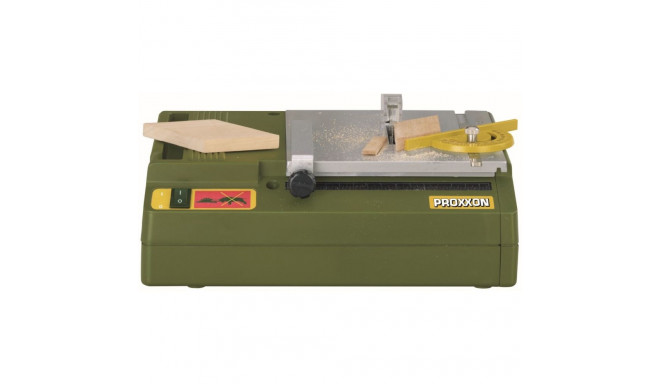 Proxxon KS 230 bench circular saw – super-cut 58mm blade, adjustable mitre fence, 160x160mm aluminiu
