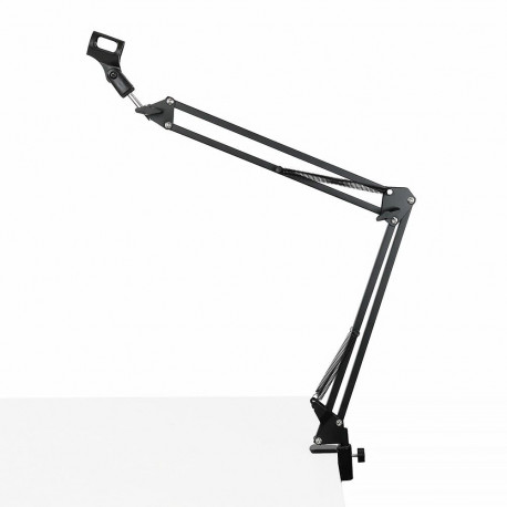 Microphone Stand - Rayyu Adjustable Arm 70cm 3/8" Thread Black