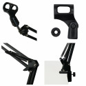 Microphone Stand - Rayyu Adjustable Arm 70cm 3/8" Thread Black