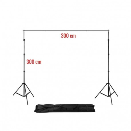 Background Support Kit - MITOYA 300cm Tripods + 300cm Adjustable Crossbar