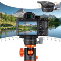 Tripod Head - K&F Concept LB-60 360° Rotation 10 kg Load Capacity