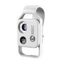 Mobile Phone Microscope - Apexel APL-MS002C 200x Magnification LED Light White