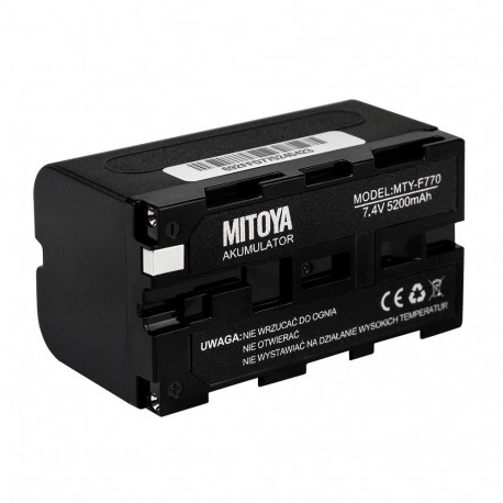 Battery - MITOYA NP-F770 5200mAh Long Life Lithium-Ion