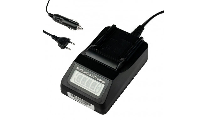 Battery Charger - MITOYA NPF Li-Ion Wall Charger with LCD Display and USB-A Output