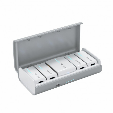 Wireless Microphone Set - DW40 7Ryms "iRay" 2.4GHz 100m Range 4 Transmitters White