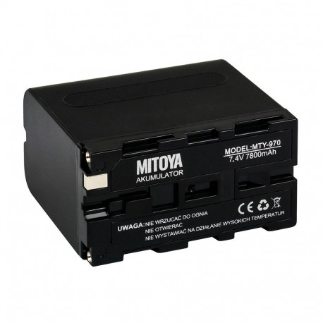 Battery - MITOYA LONG LIFE NP-F970 7800mAh Lithium-Ion