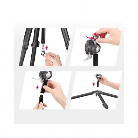 Tripod - Ulanzi COMAN ZERO-Y Carbon Fiber 156cm 18kg Load Capacity