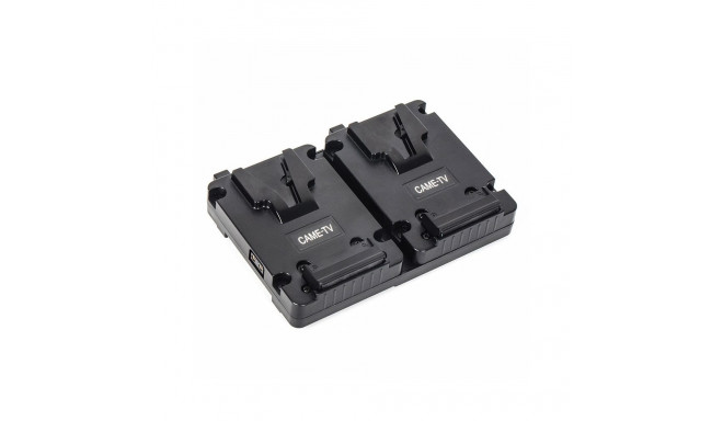 Power Supply Plate - CAME-TV DUAL V-MOUNT for Two Batteries with D-TAP Outputs