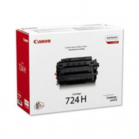Toner Cartridge - Canon 724H Yield 9,750-23,700 Black and White
