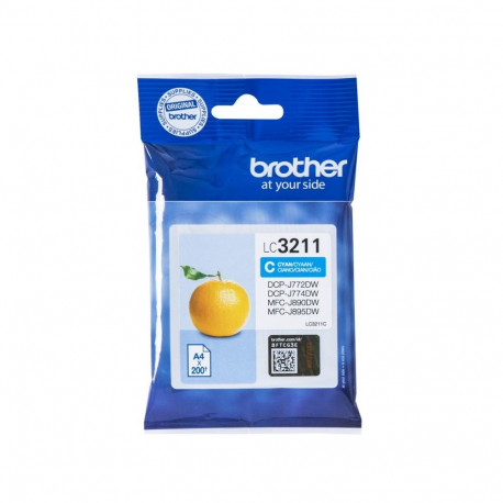 Ink Cartridge - Brother LC 3211C Original Single Cartridge Cyan