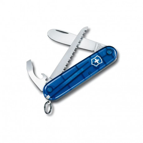 Multitool - Victorinox Kids Swiss Army Knife V-0 23 9 Functions Blue Transparent