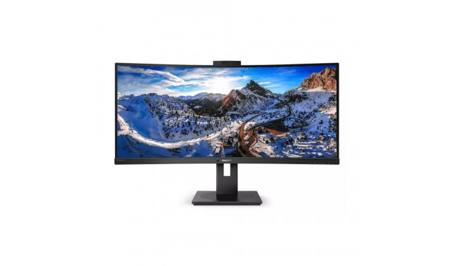 Monitor - Philips P-line 346P1CRH 34", Curved, WQHD, 3440x1440, USB-C, KVM, Black