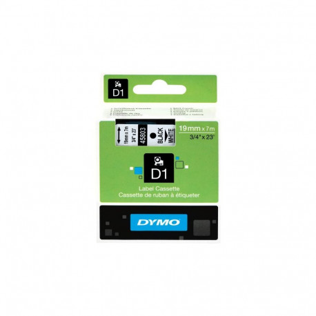 Label Tape - Dymo D1 45803 90x65mm Black White