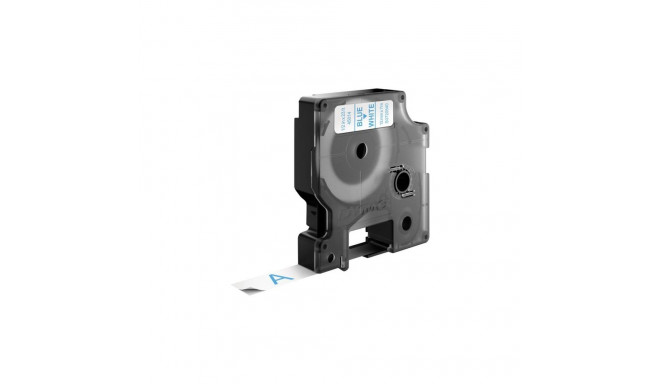 Label Tape - Dymo 45014 D1 Standard Polyester White Blue