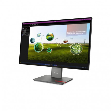 Monitor - Lenovo P27Q-40 27", QHD, 24-120Hz, USB Hub, Grey