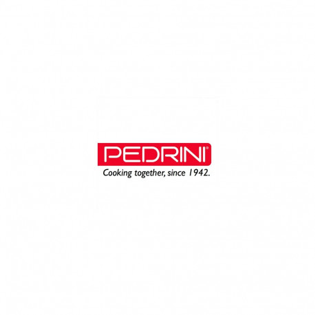 Coffee Maker - Pedrini 9114-8 Aluminum 6 Cups Dark Grey