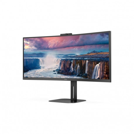 Monitor - AOC CU34V5CW 34", Curved, VA WQHD, 100Hz, USB-C, Webcam, Black