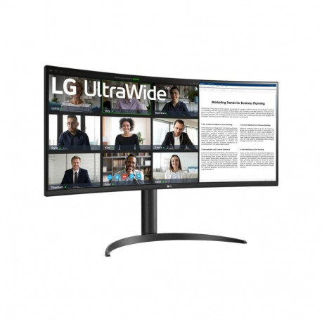 Monitor - LG UltraWide 34WR55QK-B 34", 3440x1440, Curved, HDMI/DP/USB-C, Black