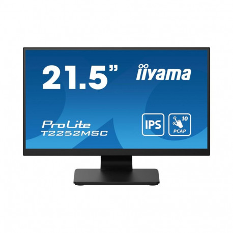 Monitor - iiyama T2252MSC-B2 22", Full HD, Touchcreen, Black