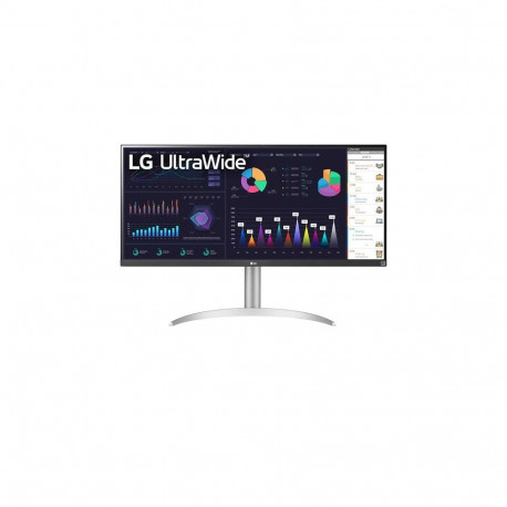 Monitor - LG ULTRAWIDE 34WQ650-W 34", IPS 2560x1080, HDR, USB-C, Silver, Black, White