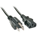 2m US 3 Pin to C13 Mains Cable US 3 Pin Plug to IEC C13 Connector