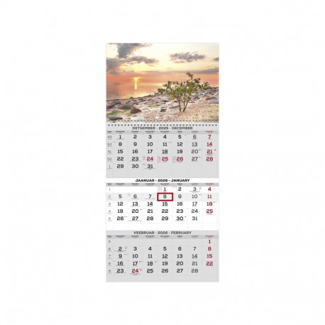 2911200005, Seinakalender Trio pilt 5