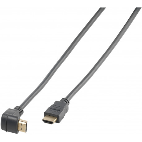 Vivanco kaabel HDMI - HDMI 1,5m nurgaga
