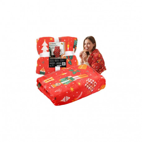 Ruhhy 26607 jõuluteemaline flanellpleed 1,5x2m