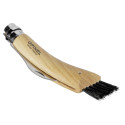 Opinel No. 08 Mushroom foldable knife w. Brush