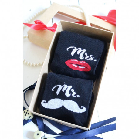 SOKISAHTEL MRS & MR kinkekarp 2 sokipaariga 444, 446