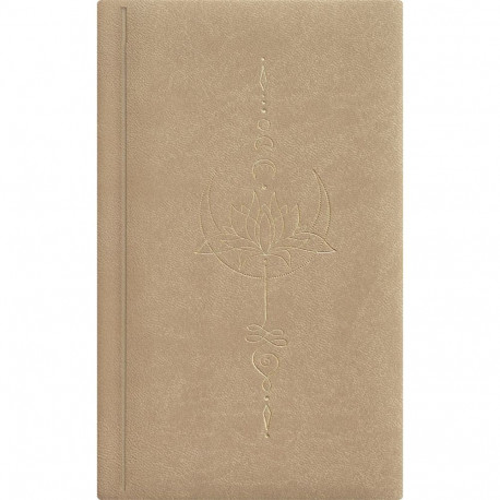 Kalendermärkmik NÄDAL B6  beež, kõvaköide, kunstnahast kaantega 2026a.