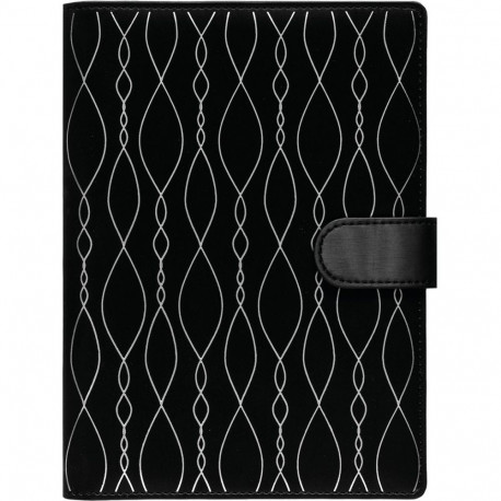 Boss A5 Nädal, horisontaal, must Shining, spiraalköide, Fashion kaantega 2026a.