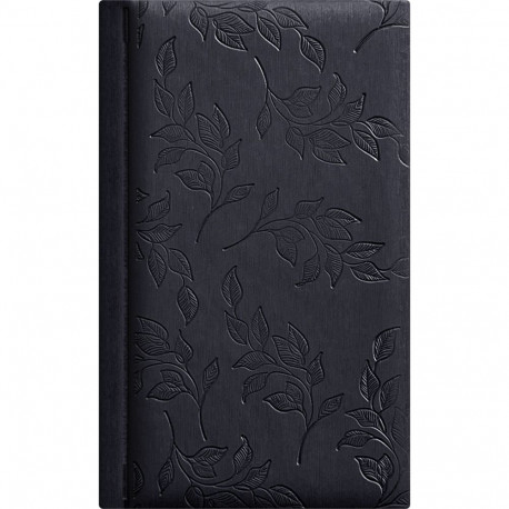 Kalendermärkmik PÄEV B6 Bengala must , kõvaköide, kunstnahast kaantega 2026a.