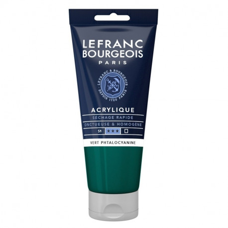 Akrüülvärv LB Fine 80ml 598 phthalocyanine green