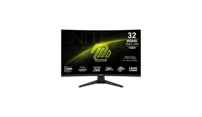 MSI MAG 321CQF E18 IPS LED WQHD Monitor 31.5"