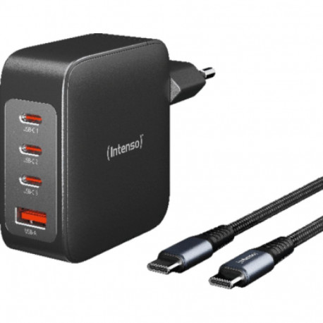 Intenso 140W Power-Adapter 1x USB-A 3x USB-C inkl. Kabel