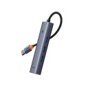 4in1 Hub Baseus  UltraJoy USB-A to USB 3.0 + RJ45 (space grey)