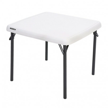 Child's Table Lifetime White Foldable 61 x 53,5 x 61 cm Steel Plastic