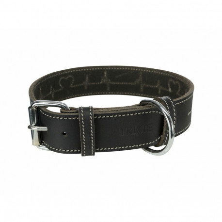 Dog collar Trixie Heartbeat Black 38-47 cm
