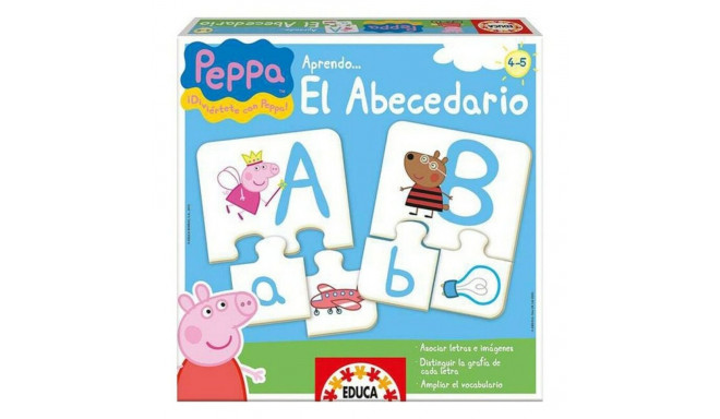 Hariv mäng kolm ühes El Abecedario Peppa Pig Educa 15652 (ES)