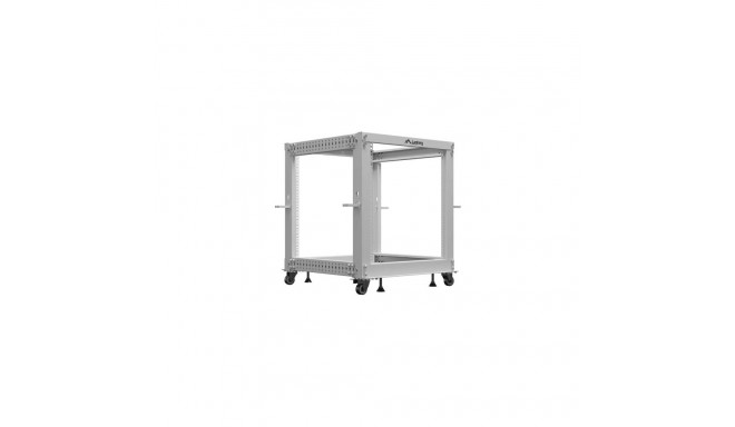 OPEN RACK 19" 12U 600X600-1100 ADJUSTABLE GREY LANBERG